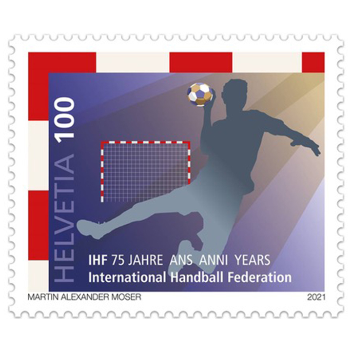 Die Post . 75 Jahre IHF Internationale Handballförderation